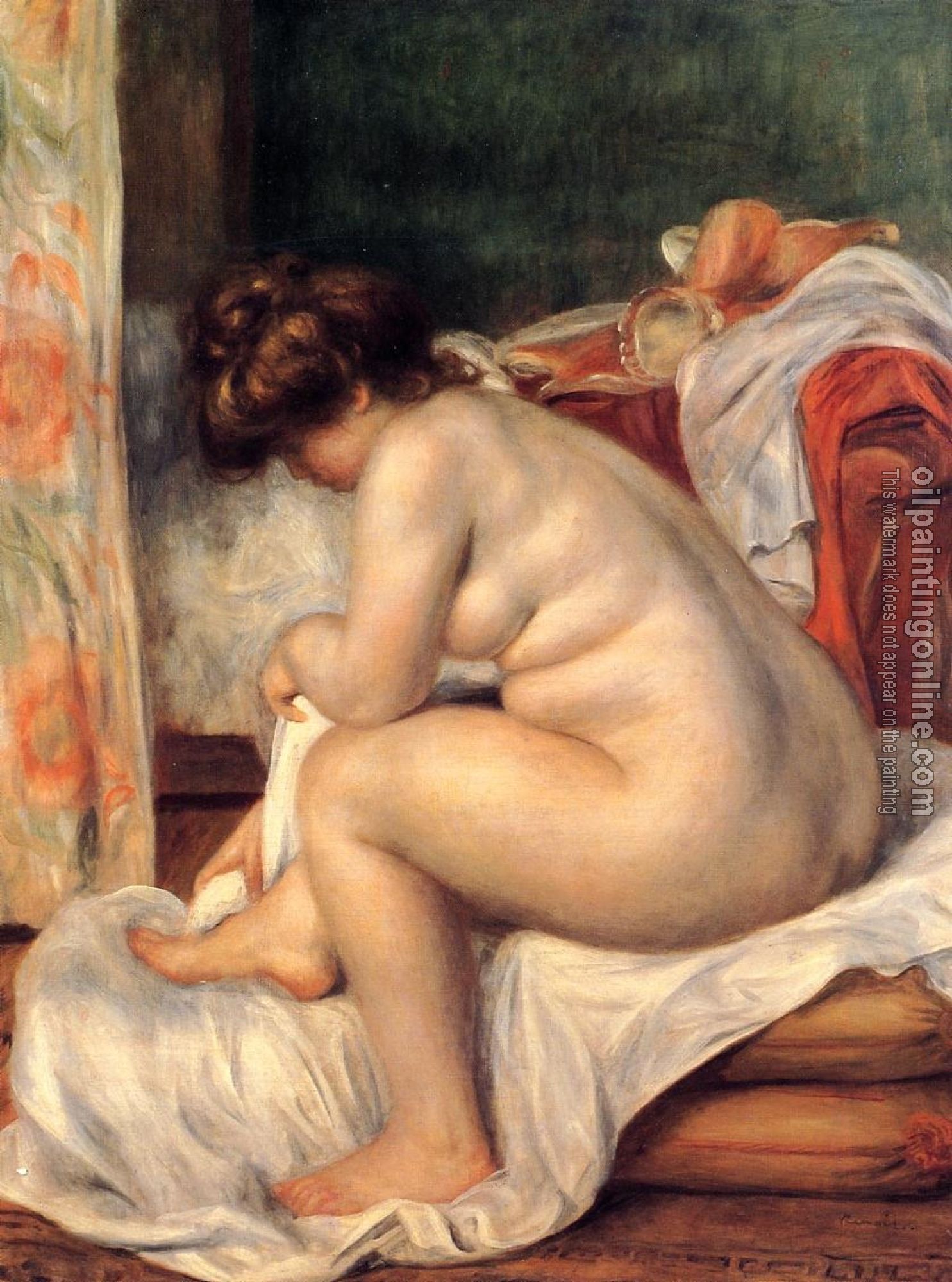 Renoir, Pierre Auguste - Woman After Bathing